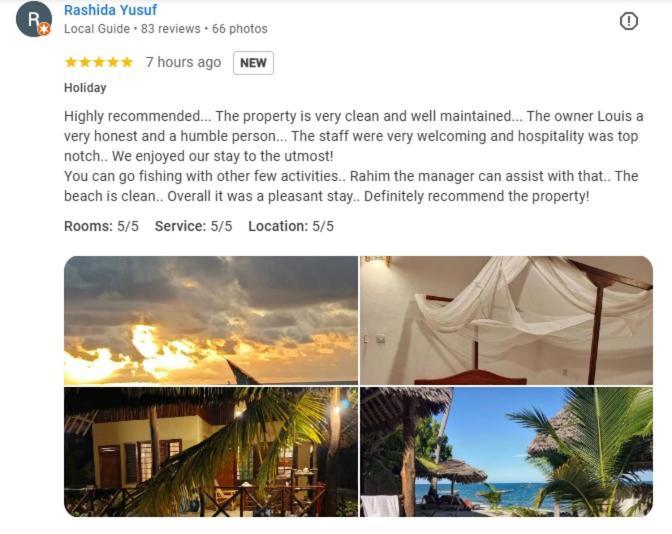Lui Ushongo Beach House Pangani ภายนอก รูปภาพ